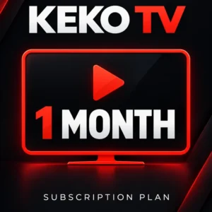 KEKO TV 1-month subscription plan cover