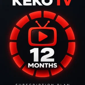 KEKO TV 12-month subscription plan cover